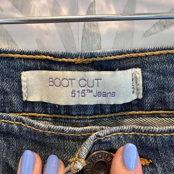 Levis' 515 Bootcut Jeans Sz 8 Western - Picture 3 of 8
